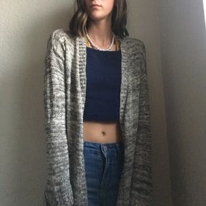 Pink republic grey knit cardigan